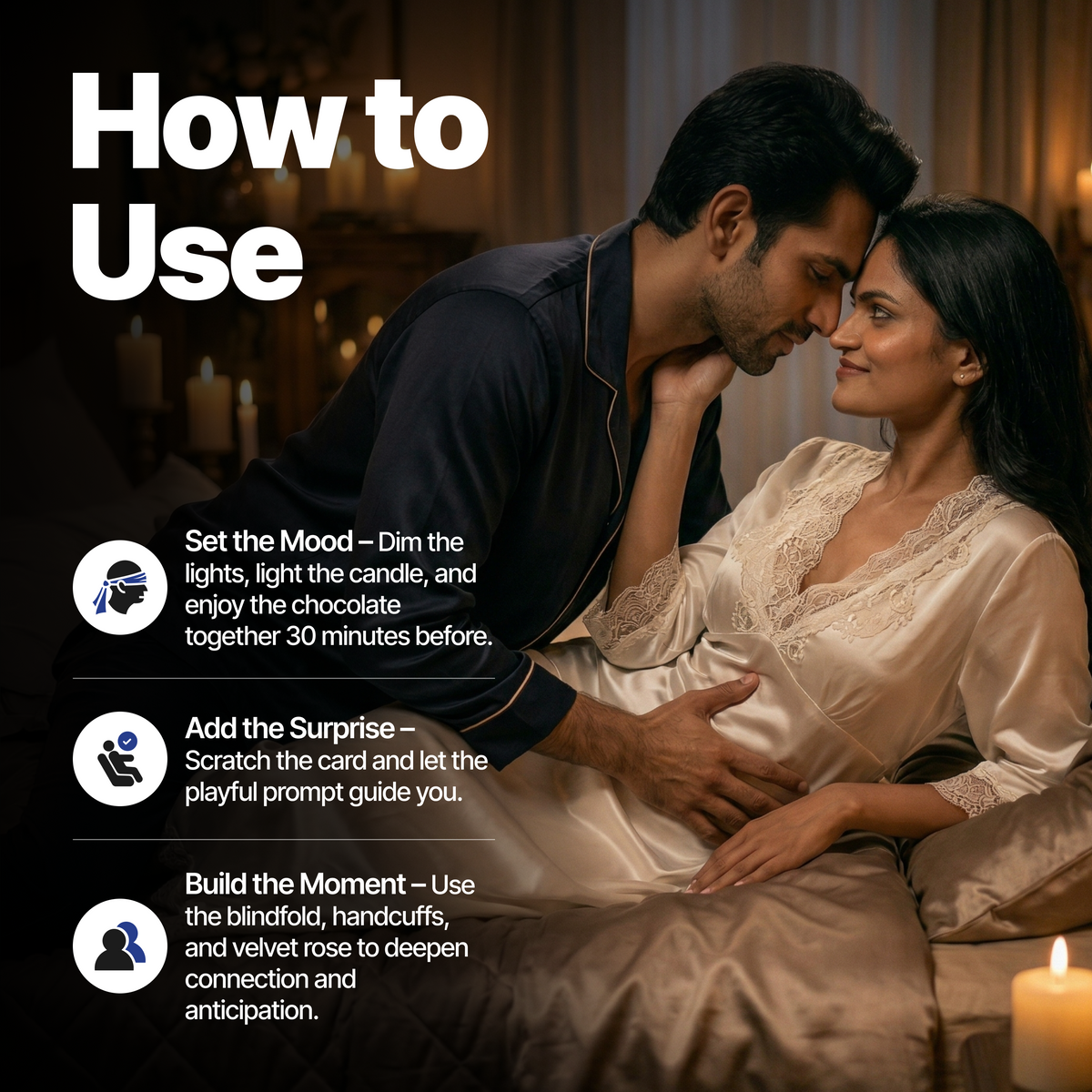 Nooky Midnight Magic Box- 6-in-1 Date Night kit for Couples