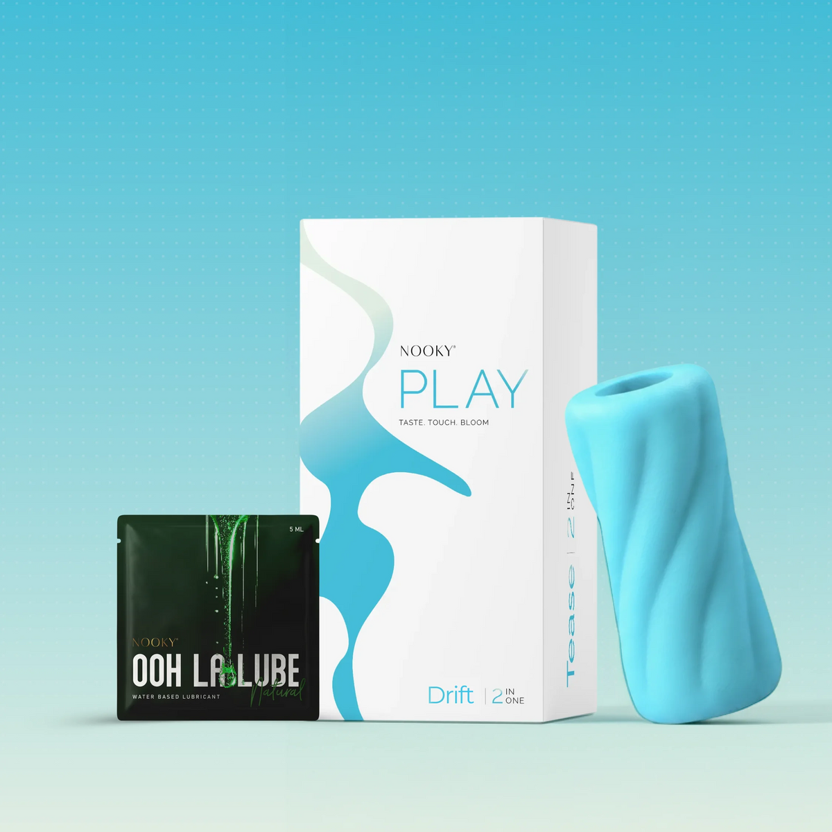 Nooky Drift -2-in-1 Kit | Men’s Stroker & Water based Natural Lube