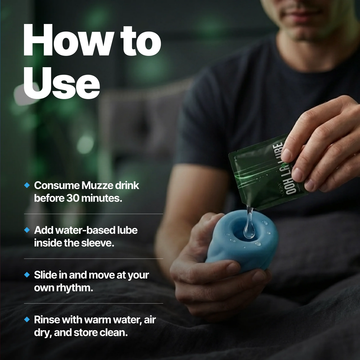 Nooky Drift -2-in-1 Kit | Men’s Stroker & Water based Natural Lube