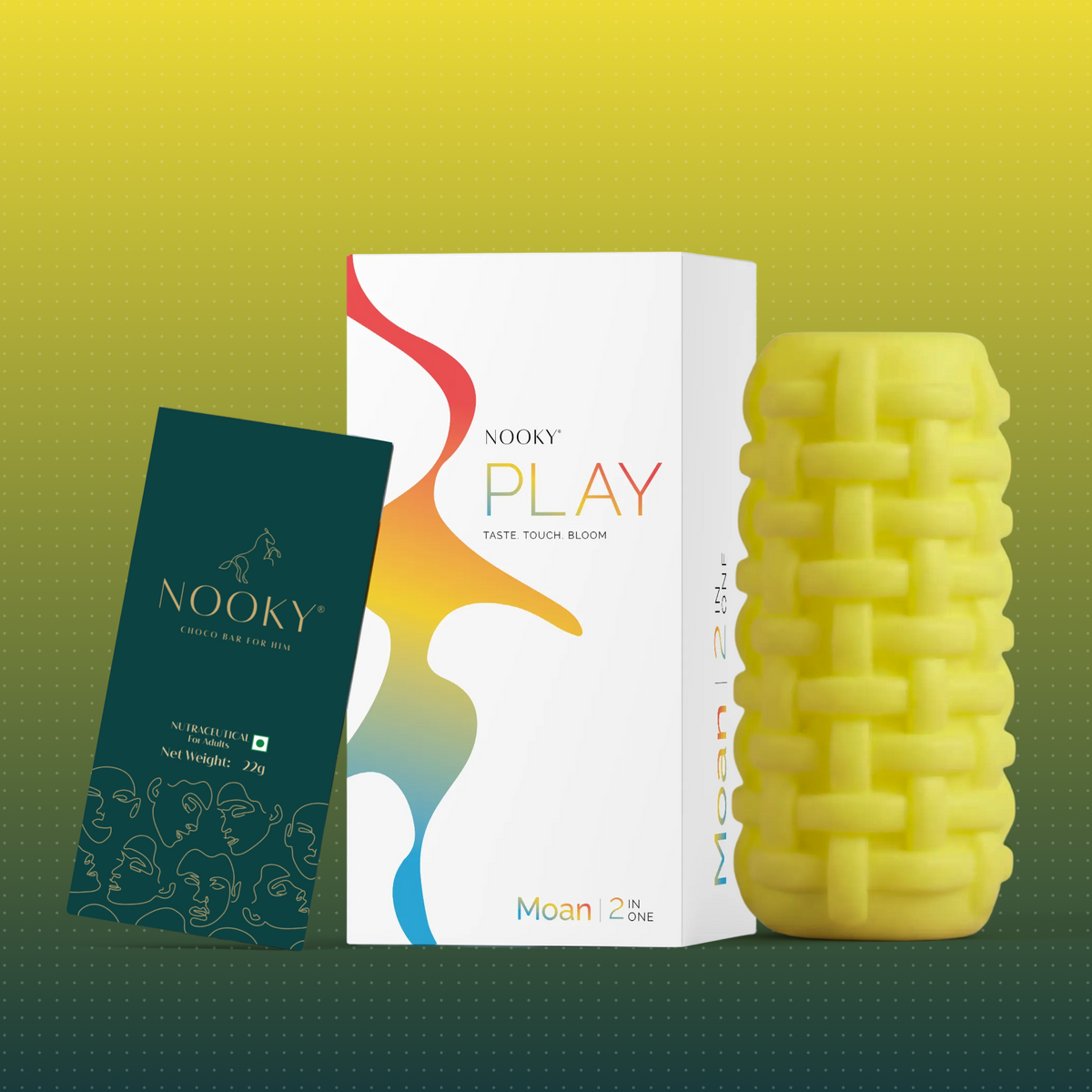 Nooky Moan 2-in-1 Kit | Men’s Stroker & Chocolate
