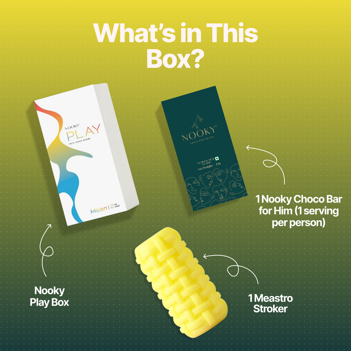 Nooky Moan 2-in-1 Kit | Men’s Stroker & Chocolate