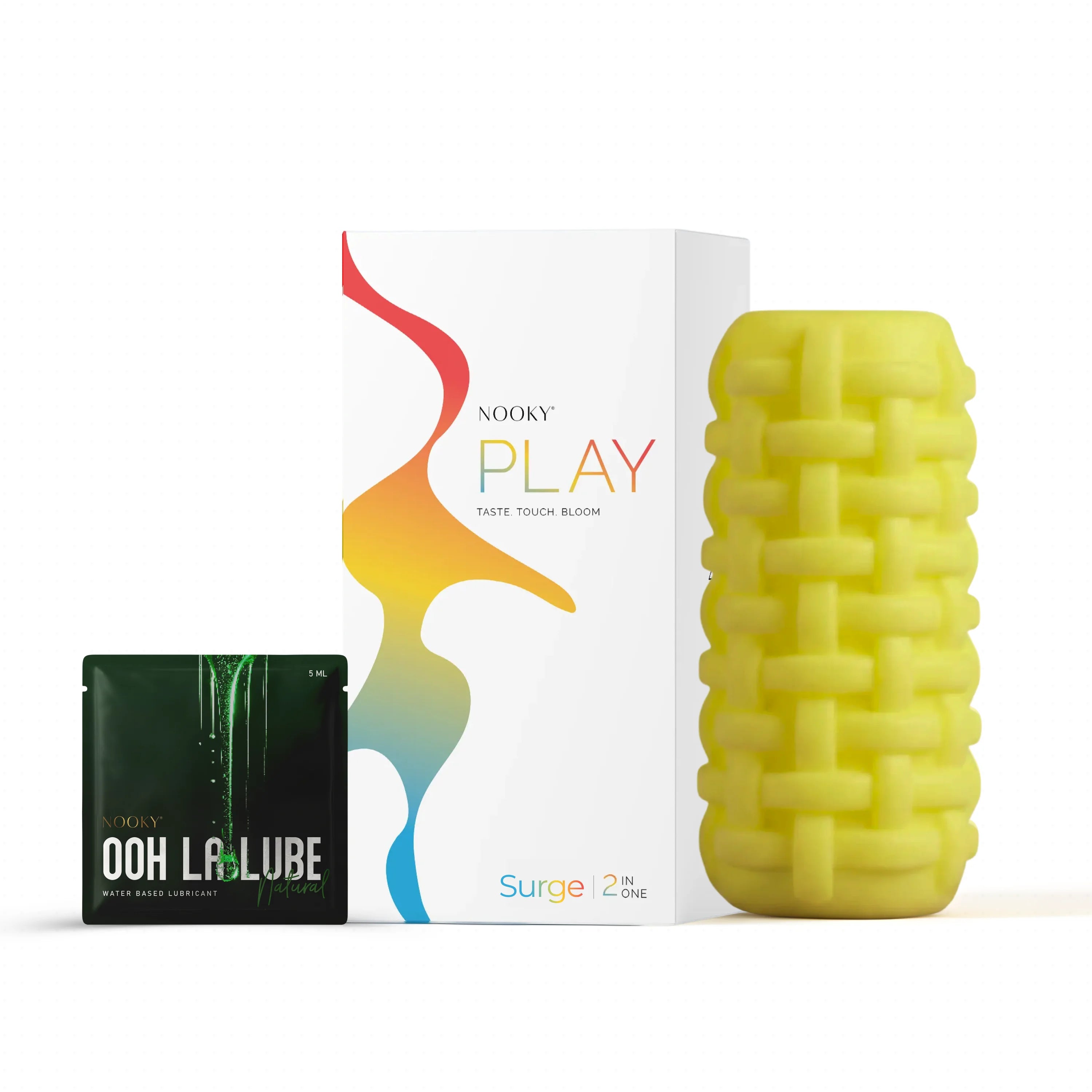 Nooky Surge-2-in-1 Kit | Men’s Stroker & Water based Natural Lube