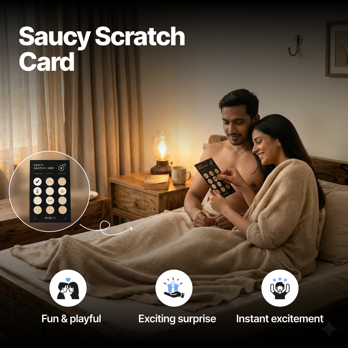 Nooky Dare Box- 5-in-1 Date Night kit for Couples